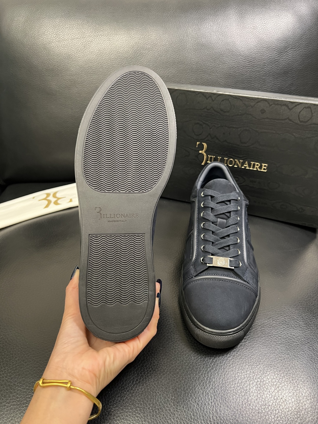 Billionaire 高品质 顶级工艺品 亿万富翁 专柜新款原厂配置，意大利进口牛皮面料，进口牛里垫，