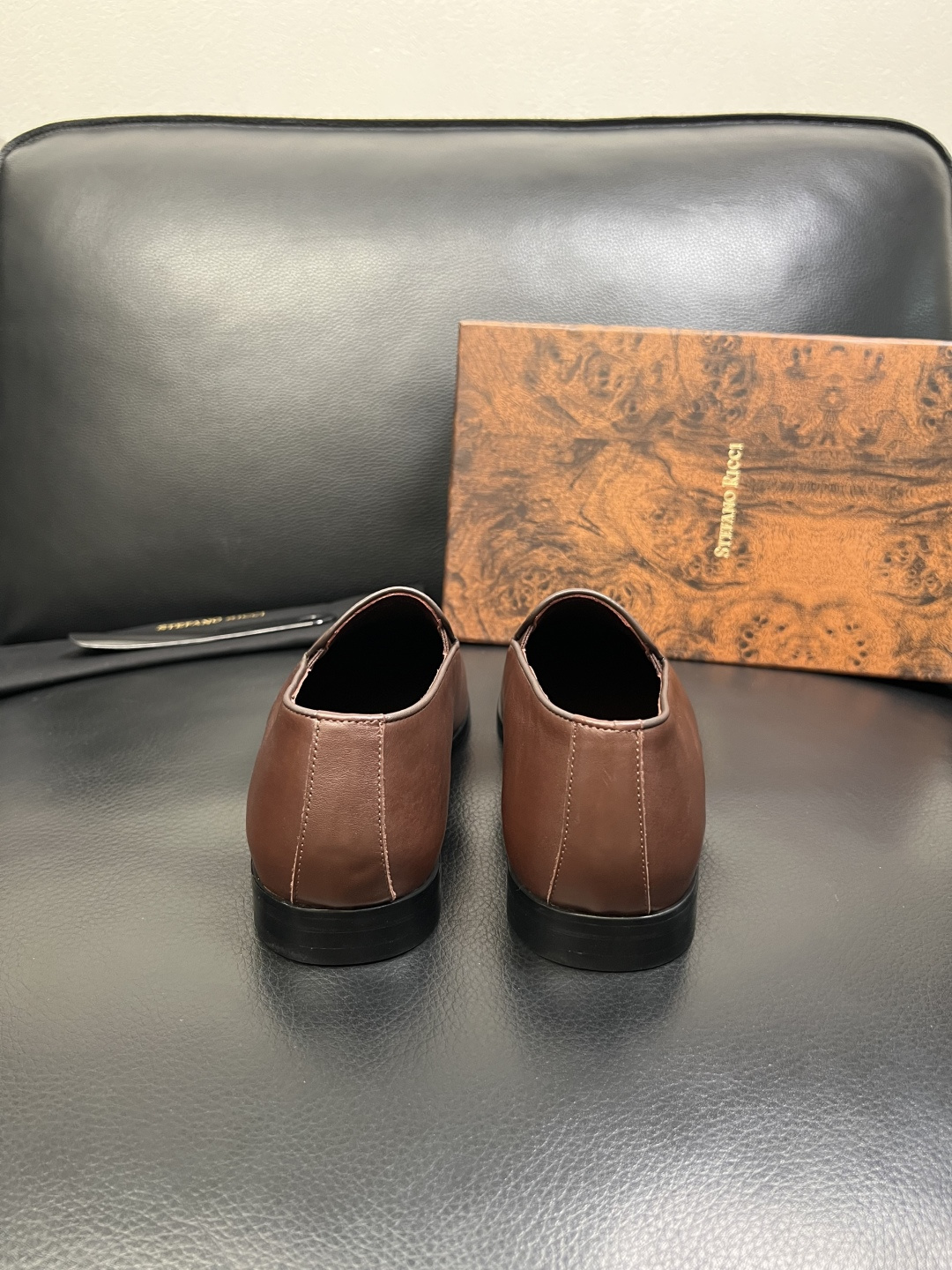 StefanoRicci 顶级代购 史蒂芬 劳尼治 专柜新品同步，鞋面意大利进口牛皮面料，进口水染牛皮内