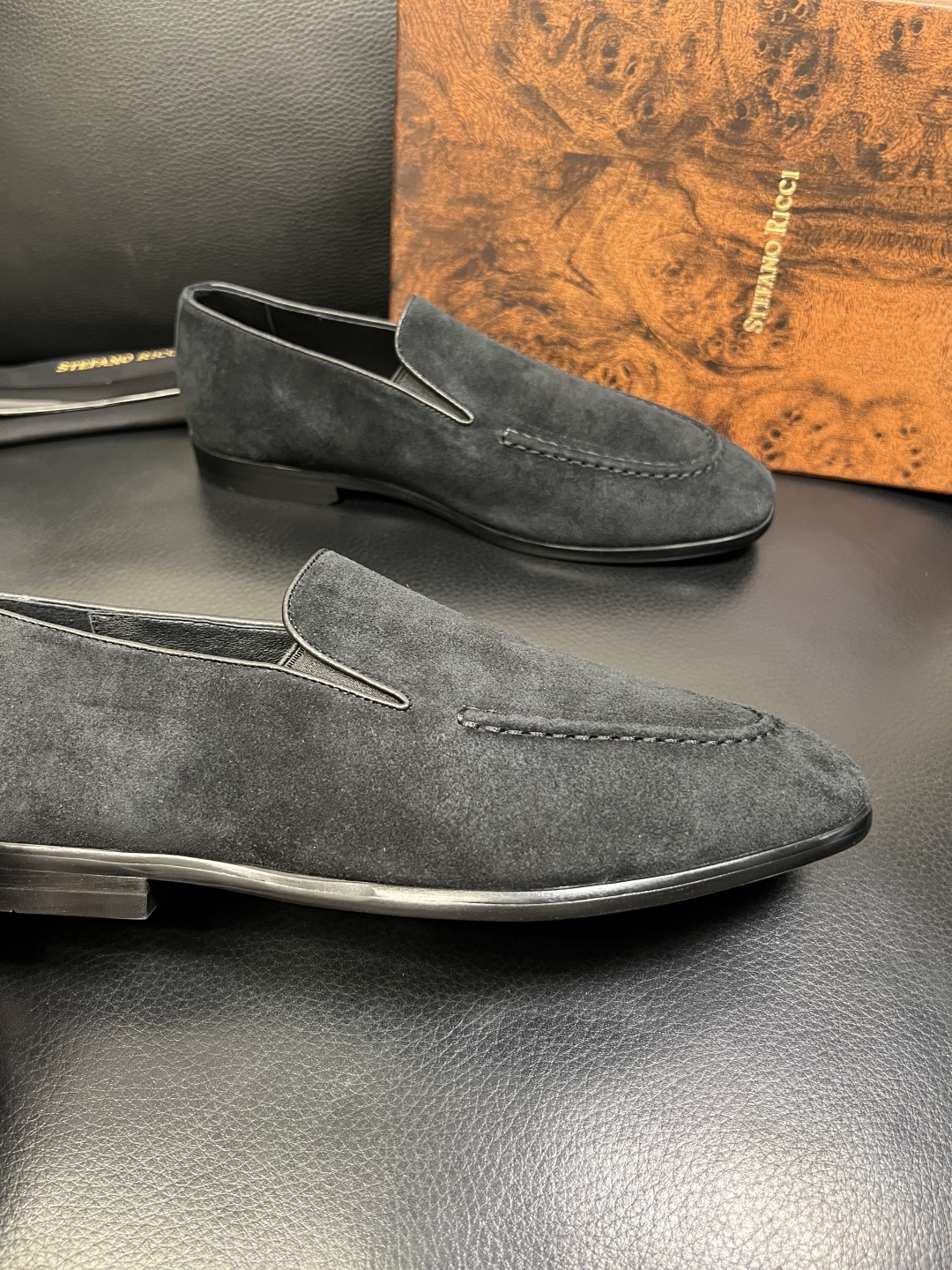 StefanoRicci 顶级代购 史蒂芬 劳尼治 专柜新品同步，鞋面意大利进口牛皮面料，进口水染牛皮内