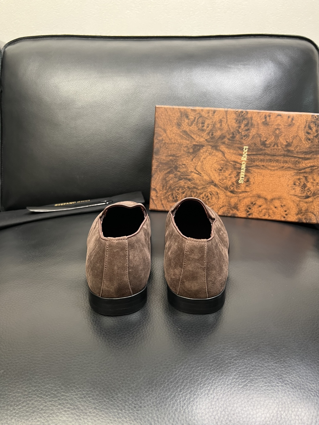 StefanoRicci 顶级代购 史蒂芬 劳尼治 专柜新品同步，鞋面意大利进口牛皮面料，进口水染牛皮内