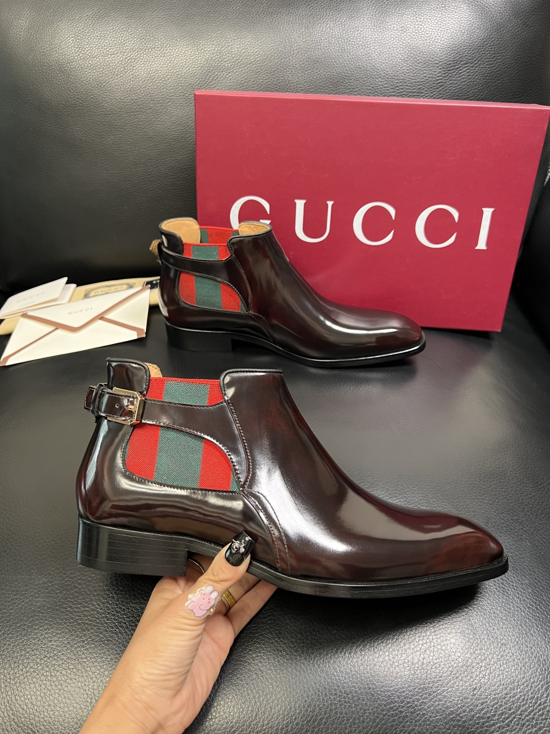 Gucci 高品质 顶级工艺品 古奇 皮鞋系列专柜同步 原厂配置，意大利进口原版牛皮，进口水染牛里 ，鞋