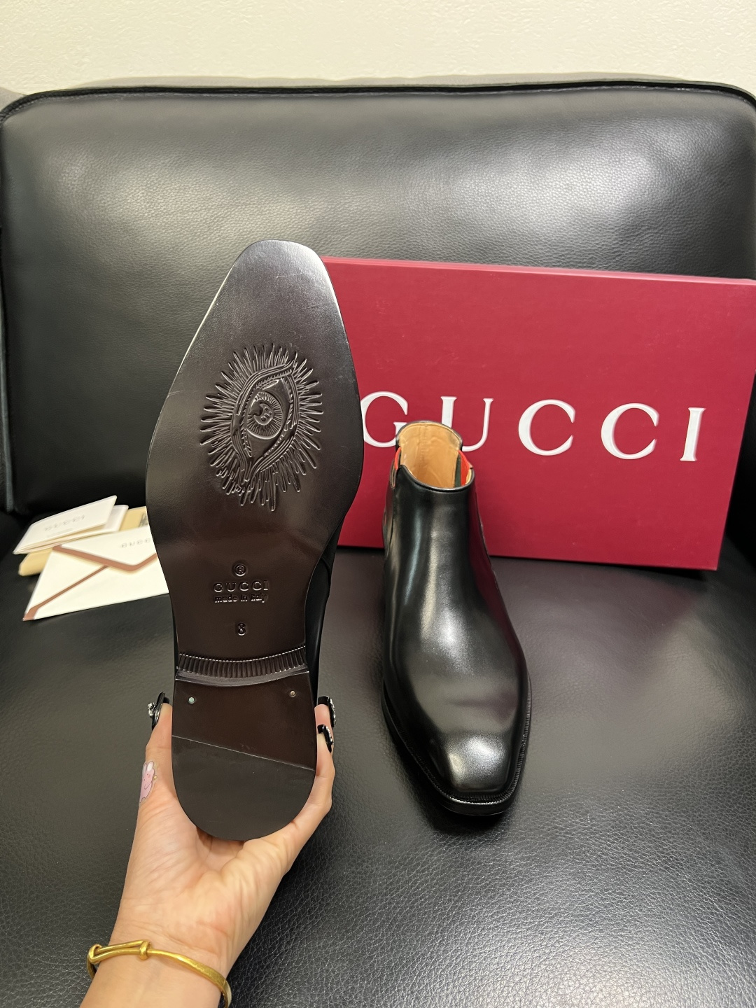 Gucci 高品质 顶级工艺品 古奇 皮鞋系列专柜同步 原厂配置，意大利进口原版牛皮，进口水染牛里 ，鞋