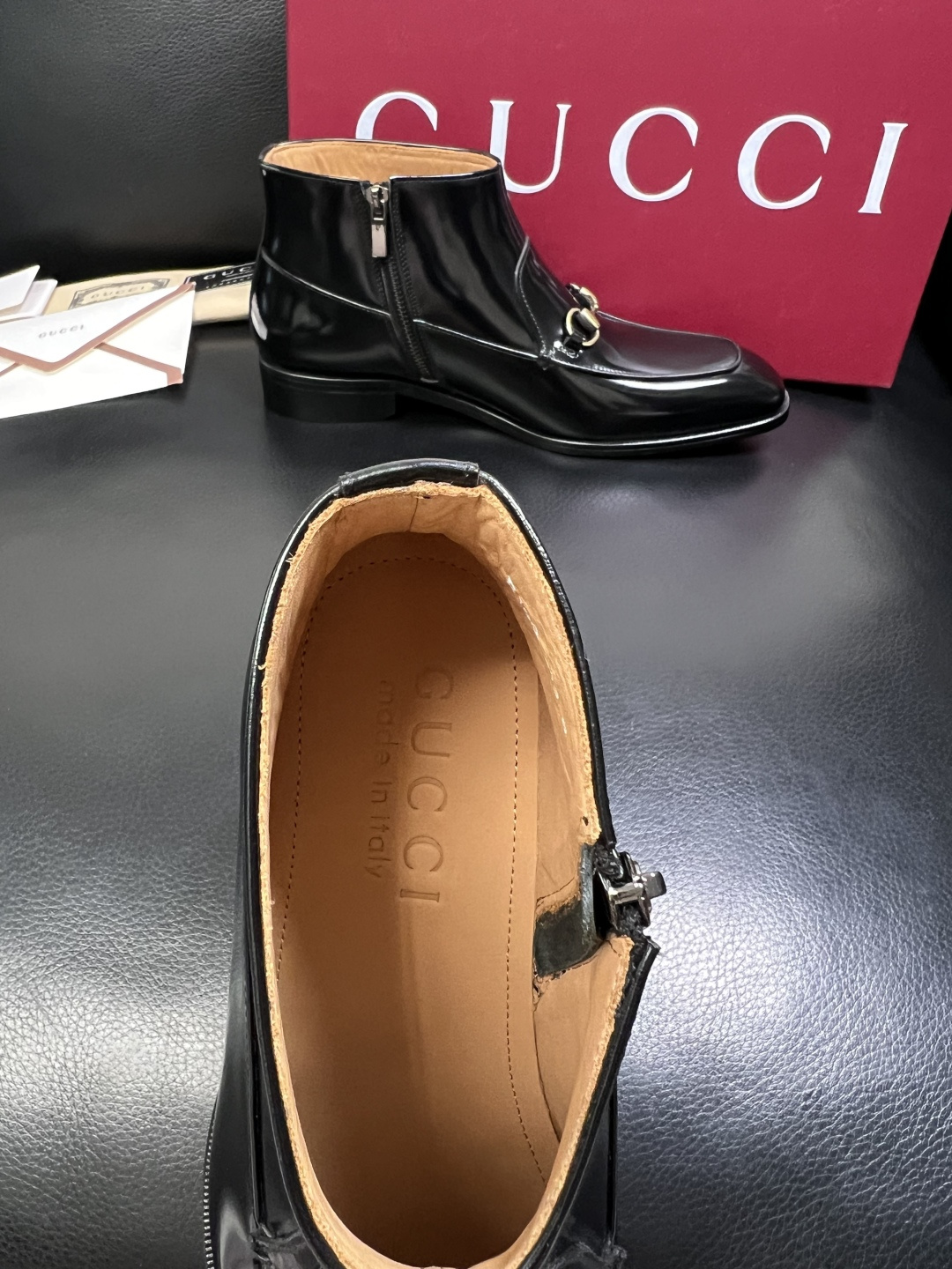 Gucci 高品质 顶级工艺品 古奇 皮鞋系列专柜同步 原厂配置，意大利进口原版牛皮，进口水染牛里 ，鞋