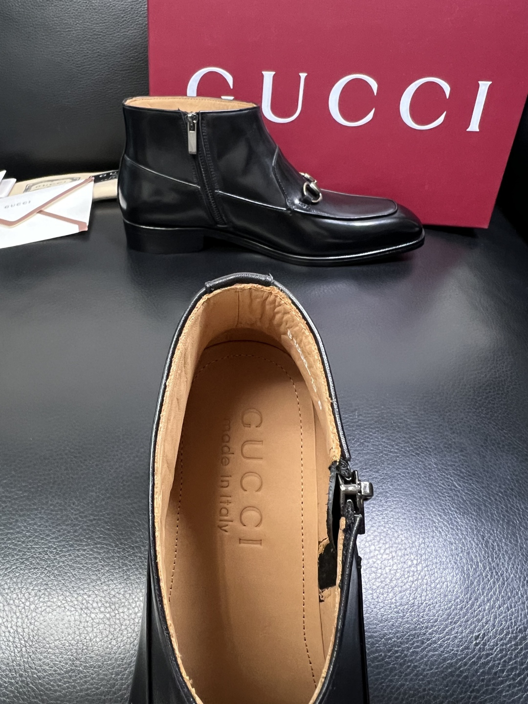 Gucci 高品质 顶级工艺品 古奇 皮鞋系列专柜同步 原厂配置，意大利进口原版牛皮，进口水染牛里 ，鞋