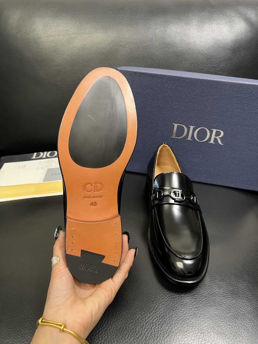 Dior 高品质 顶级工艺品 迪奥 皮鞋系列专柜同步原厂配置，意大利进口牛皮，全进口水染牛皮里垫，鞋底：