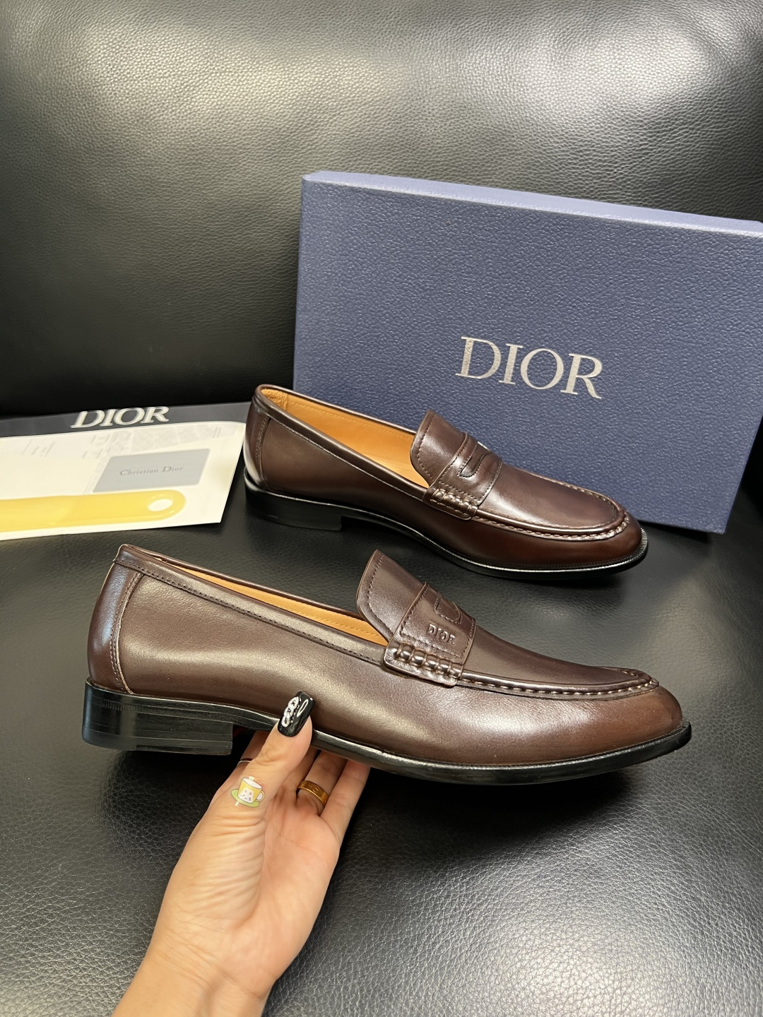 Dior 高品质 顶级工艺品 迪奥 皮鞋系列专柜同步原厂配置，意大利进口牛皮，全进口水染牛皮里垫，鞋底：