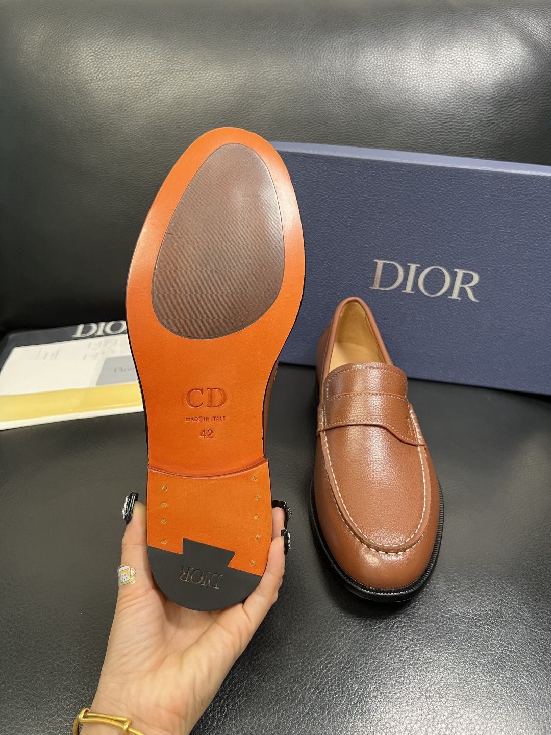 Dior 高品质 顶级工艺品 迪奥 皮鞋系列专柜同步原厂配置，意大利进口牛皮，全进口水染牛皮里垫，鞋底：