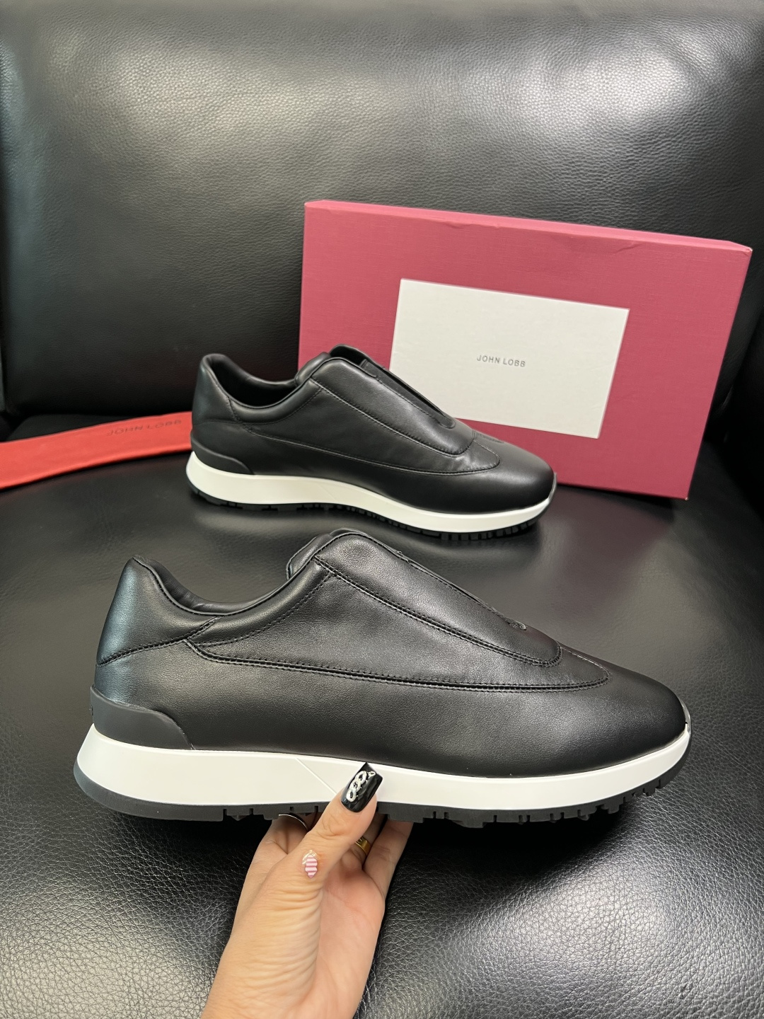 ⚠️只换码不退⚠️ JOHN LOBB 高品质 顶级工艺品 专柜新品同步，鞋面意大利进口牛皮面料，进口水