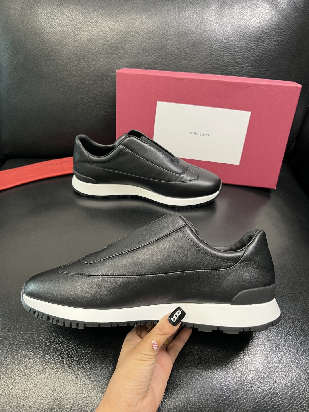 ⚠️只换码不退⚠️ JOHN LOBB 高品质 顶级工艺品 专柜新品同步，鞋面意大利进口牛皮面料，进口水