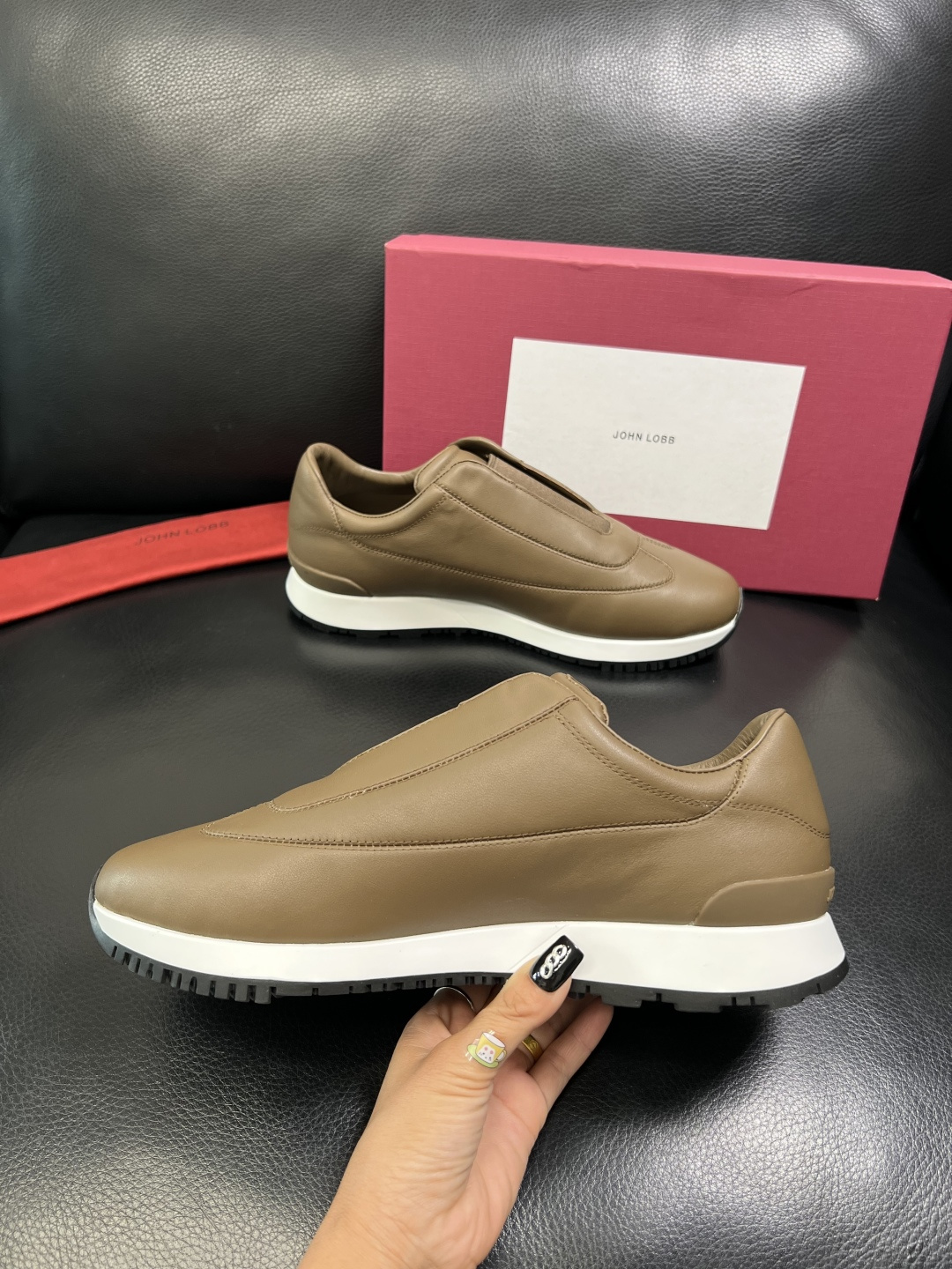 ⚠️只换码不退⚠️ JOHN LOBB 高品质 顶级工艺品 专柜新品同步，鞋面意大利进口牛皮面料，进口水