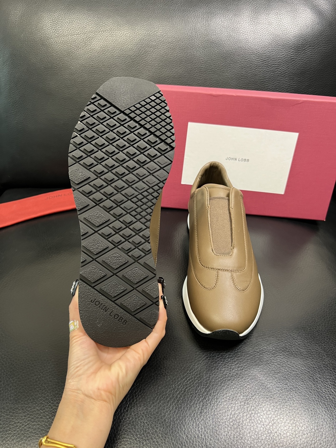 ⚠️只换码不退⚠️ JOHN LOBB 高品质 顶级工艺品 专柜新品同步，鞋面意大利进口牛皮面料，进口水