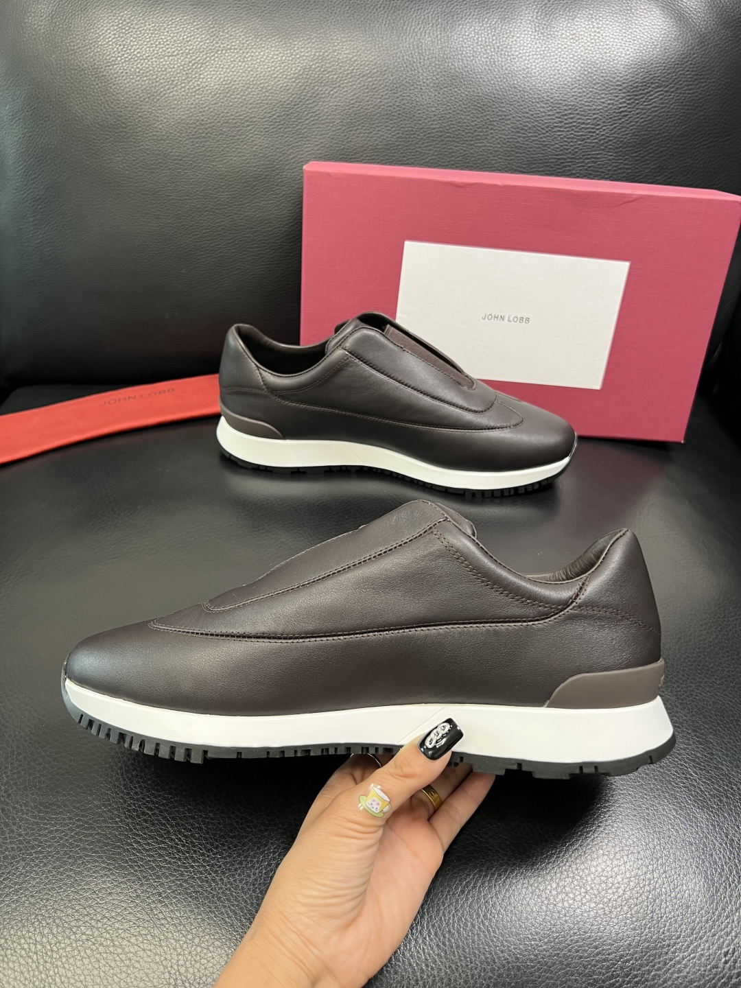 ⚠️只换码不退⚠️ JOHN LOBB 高品质 顶级工艺品 专柜新品同步，鞋面意大利进口牛皮面料，进口水