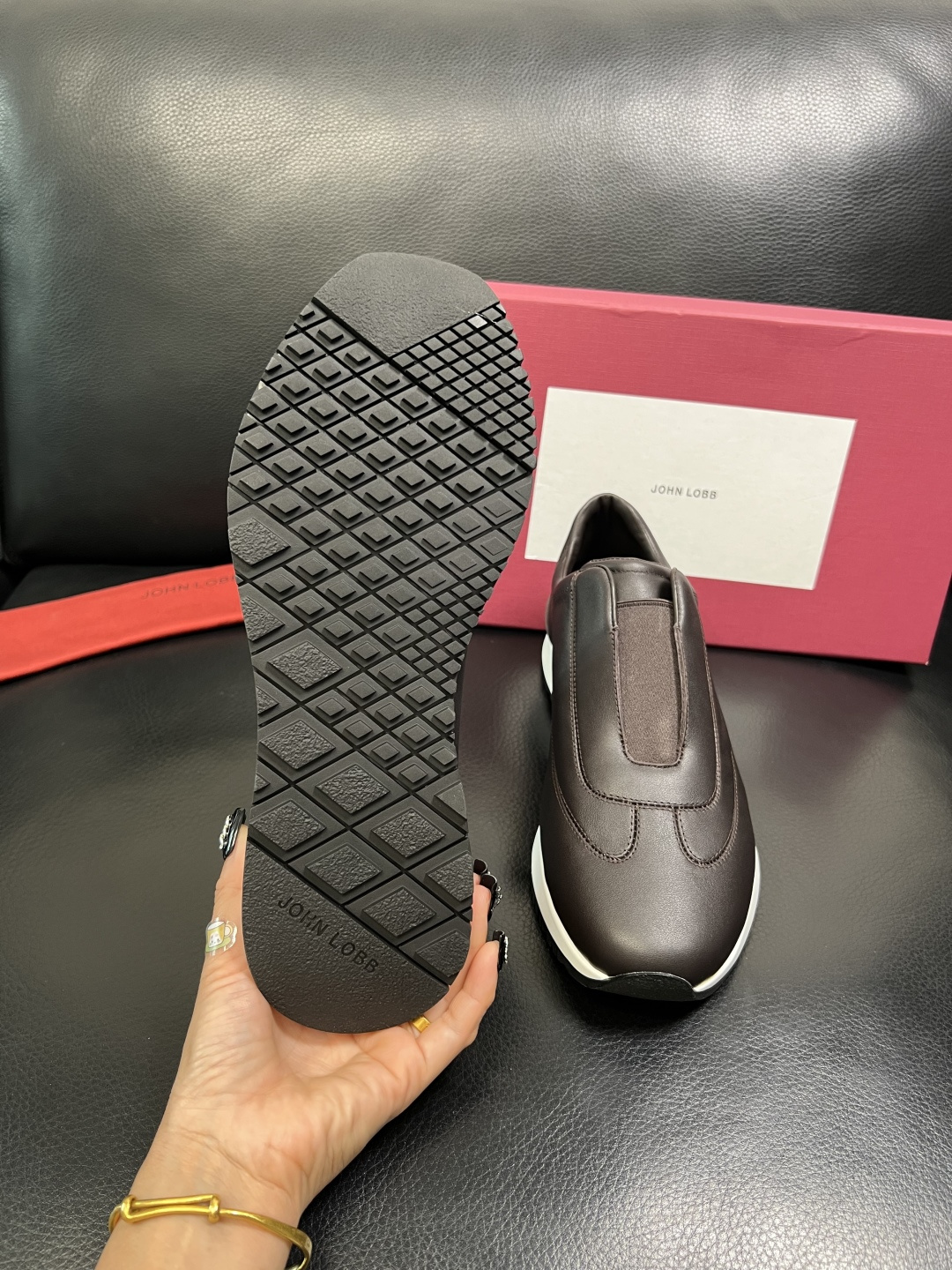 ⚠️只换码不退⚠️ JOHN LOBB 高品质 顶级工艺品 专柜新品同步，鞋面意大利进口牛皮面料，进口水