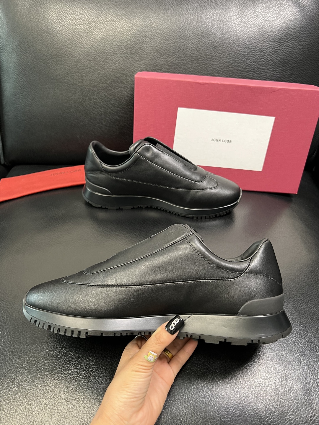 ⚠️只换码不退⚠️ JOHN LOBB 高品质 顶级工艺品 专柜新品同步，鞋面意大利进口牛皮面料，进口水