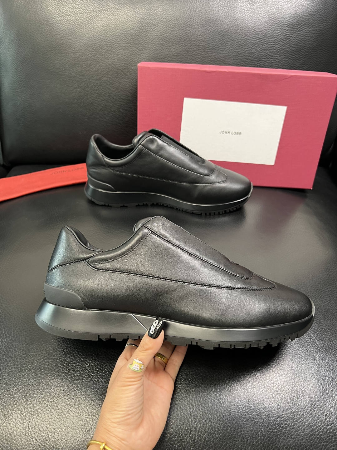 ⚠️只换码不退⚠️ JOHN LOBB 高品质 顶级工艺品 专柜新品同步，鞋面意大利进口牛皮面料，进口水