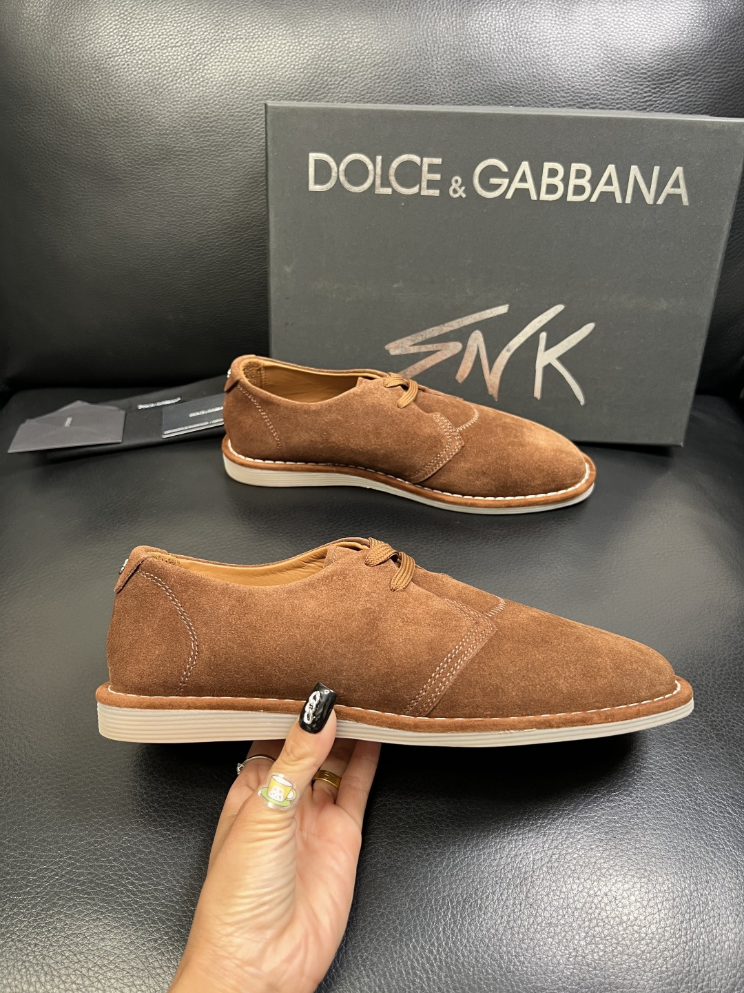 Dolce & Gabbana 高品质 顶级工艺品 杜嘉班纳 爆款专柜新品同步，鞋面意大利进口牛皮面料，