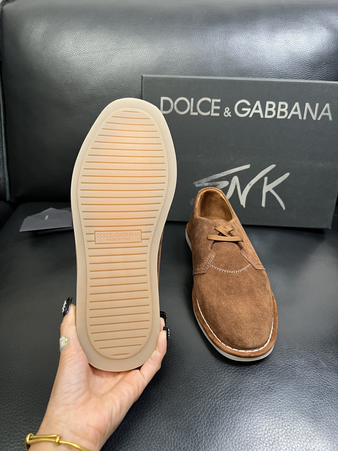 Dolce & Gabbana 高品质 顶级工艺品 杜嘉班纳 爆款专柜新品同步，鞋面意大利进口牛皮面料，