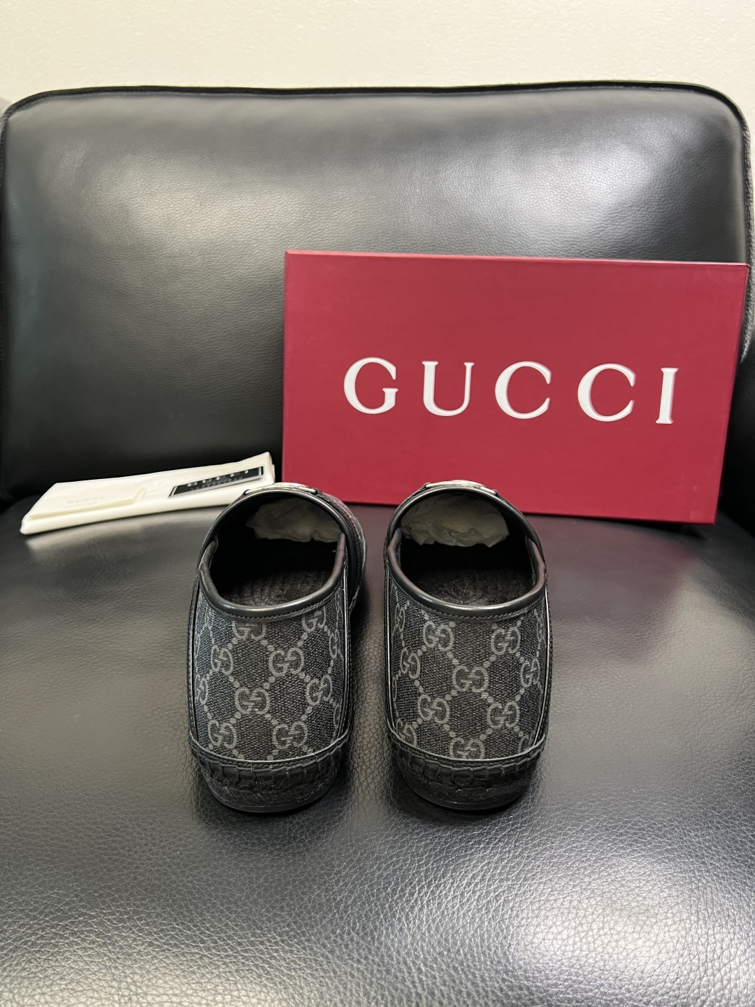 Gucci 高品质 顶级工艺品 古奇 专柜新款原厂配置，意大利进口牛皮面料，进口牛皮内里垫，透气舒适，鞋