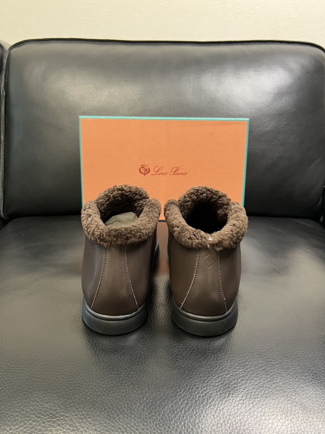 Loro piana 高品质 顶级工艺品 诺悠翩雅 靴子高帮新品专柜同步原厂配置，鞋面意大利进口牛皮面料