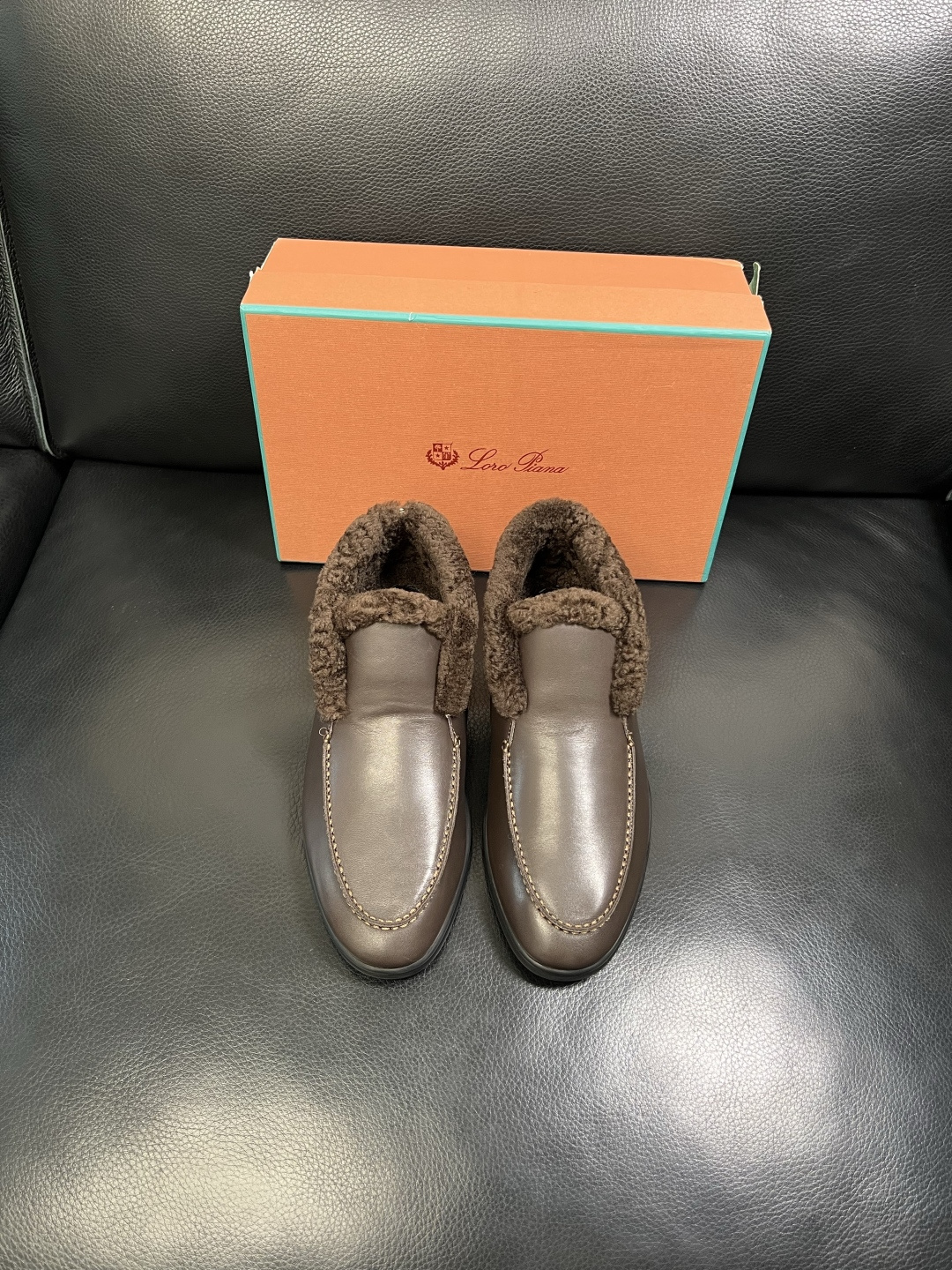 Loro piana 高品质 顶级工艺品 诺悠翩雅 靴子高帮新品专柜同步原厂配置，鞋面意大利进口牛皮面料