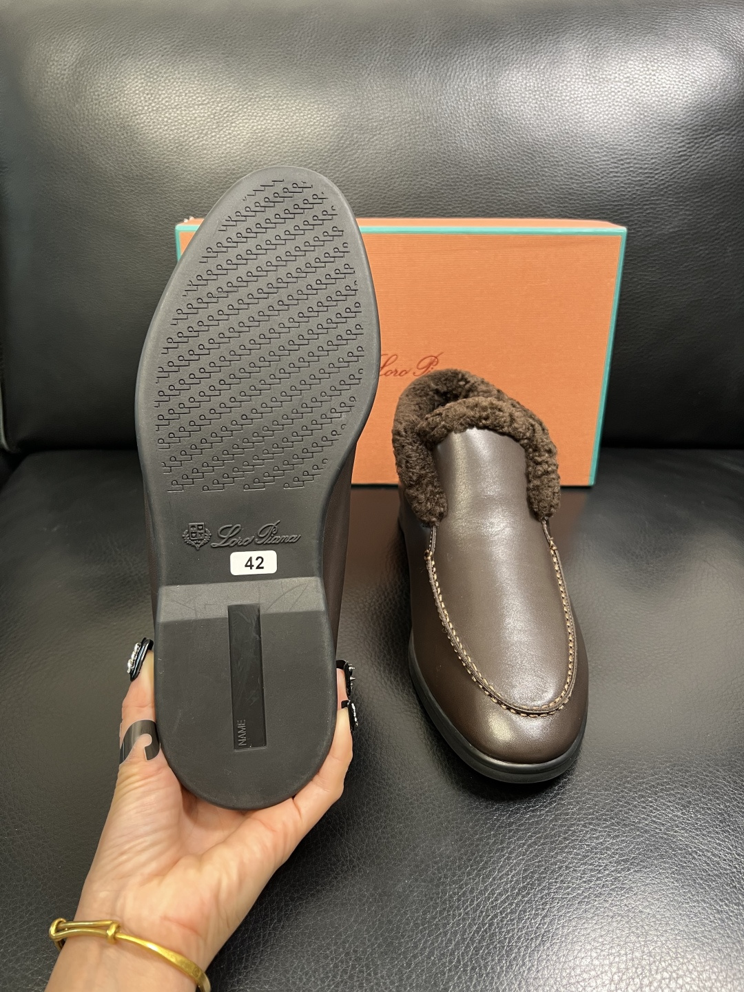 Loro piana 高品质 顶级工艺品 诺悠翩雅 靴子高帮新品专柜同步原厂配置，鞋面意大利进口牛皮面料