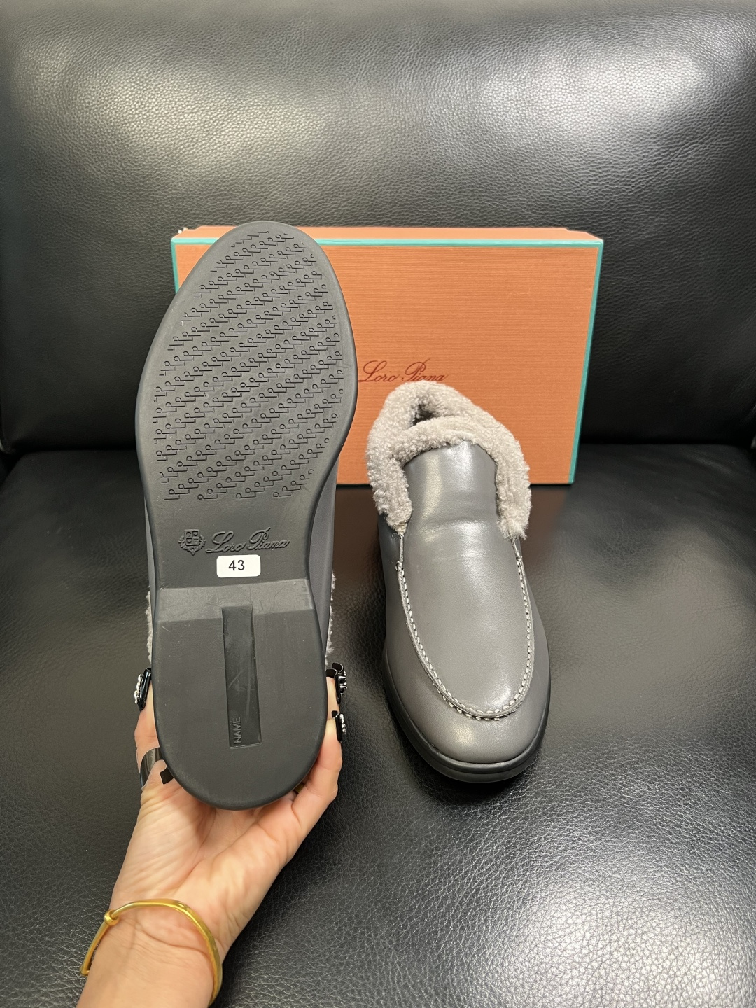 Loro piana 高品质 顶级工艺品 诺悠翩雅 靴子高帮新品专柜同步原厂配置，鞋面意大利进口牛皮面料