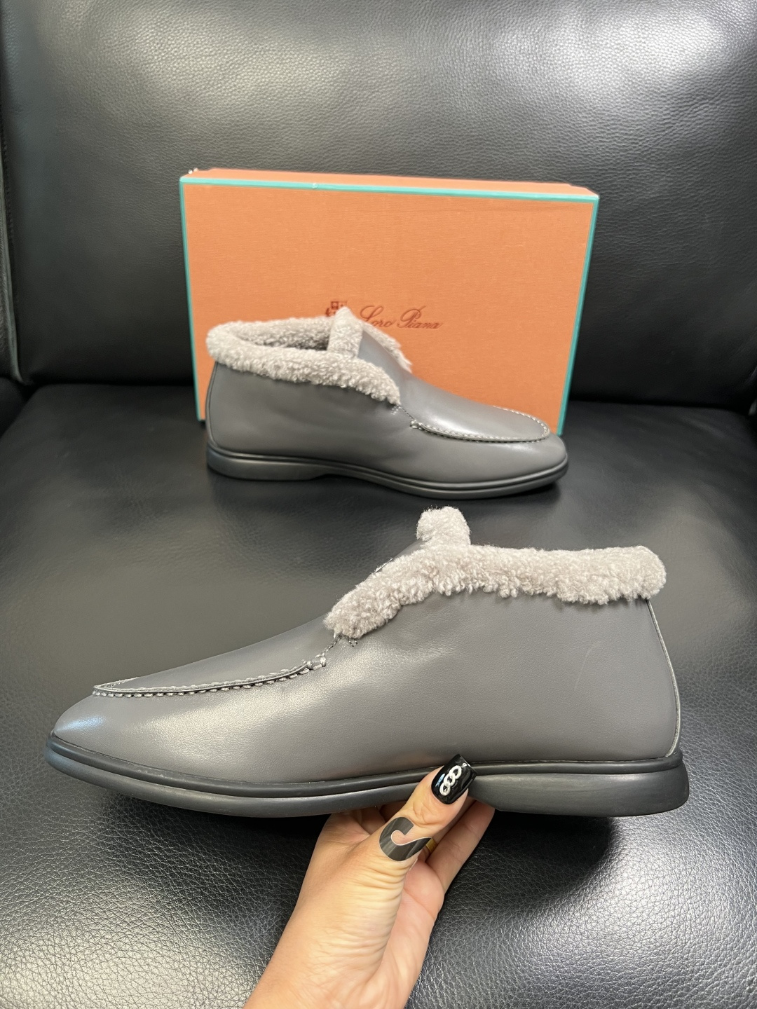 Loro piana 高品质 顶级工艺品 诺悠翩雅 靴子高帮新品专柜同步原厂配置，鞋面意大利进口牛皮面料