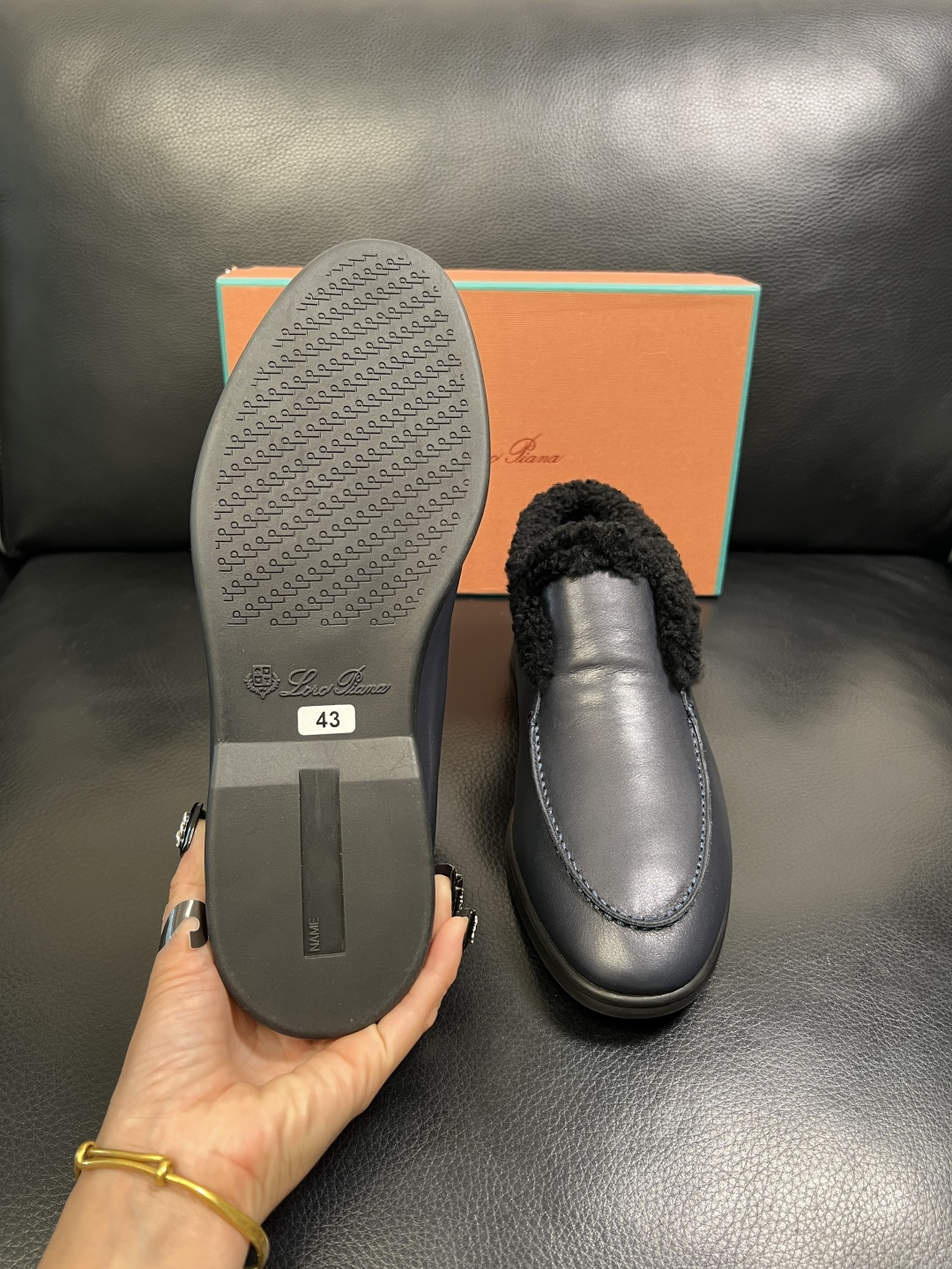 Loro piana 高品质 顶级工艺品 诺悠翩雅 靴子高帮新品专柜同步原厂配置，鞋面意大利进口牛皮面料