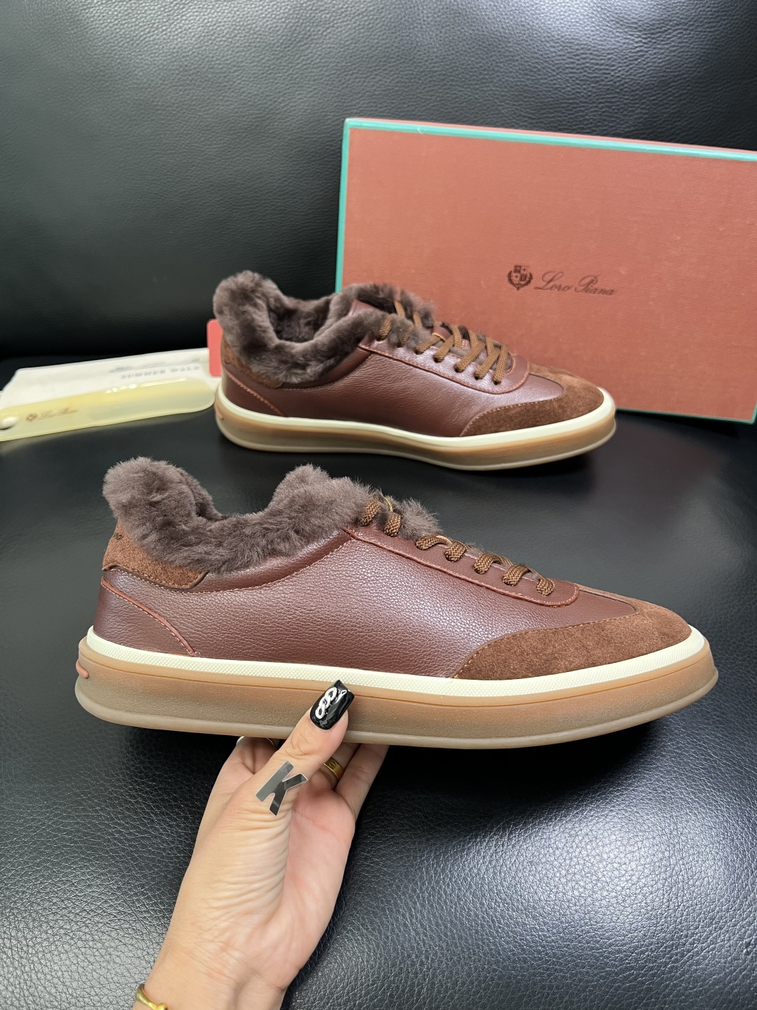 Loro piana 高品质 顶级工艺品 诺悠翩雅 新品专柜同步原厂配置，鞋面意大利进口牛皮面料，羔羊毛