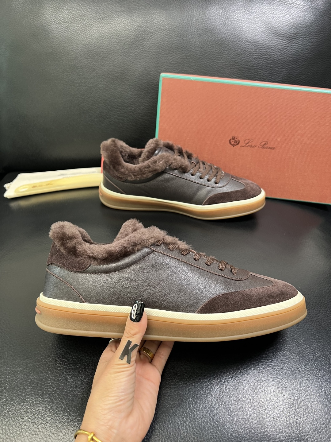 Loro piana 高品质 顶级工艺品 诺悠翩雅 新品专柜同步原厂配置，鞋面意大利进口牛皮面料，羔羊毛