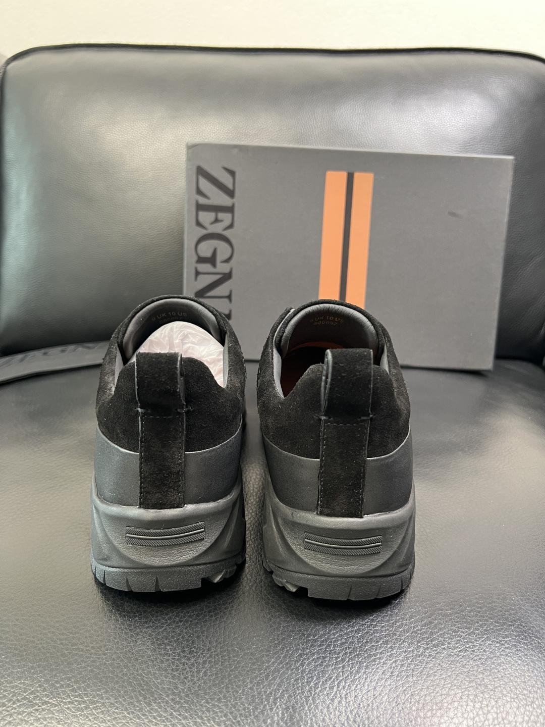 Zegna 高品质 顶级工艺品 杰尼亚 专柜新款原厂配置，意大利进口牛皮面料，进口牛里垫，透气舒适，鞋底