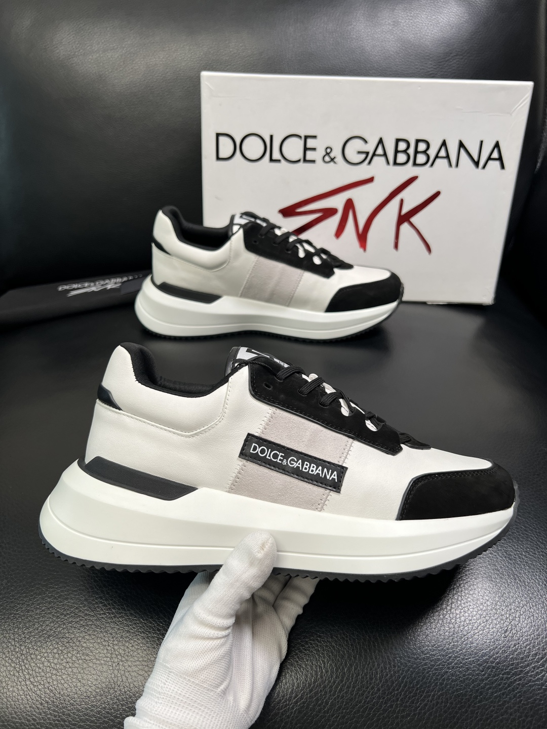 Dolce & Gabbana 高品质 顶级工艺品 杜嘉班纳 爆款专柜新品同步，鞋面意大利进口牛皮面料，