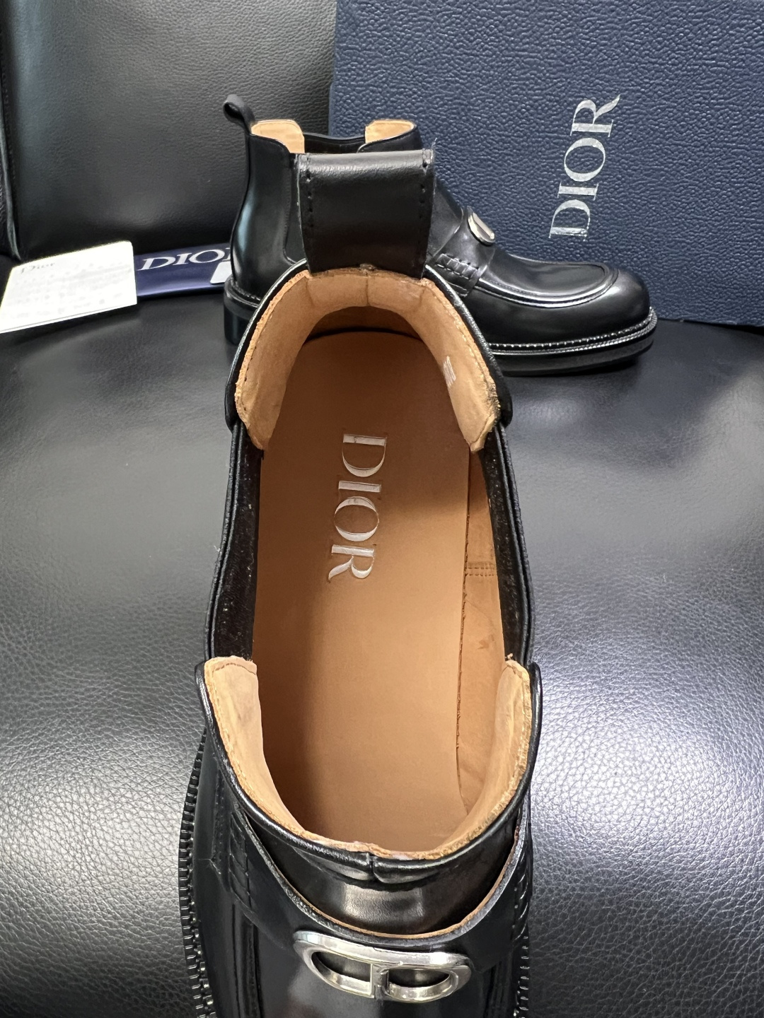 Dior 顶级工艺品 迪奥 靴子高帮专柜同步 原厂配置，意大利进口原版牛皮面料，透气舒适进口水染牛里垫，