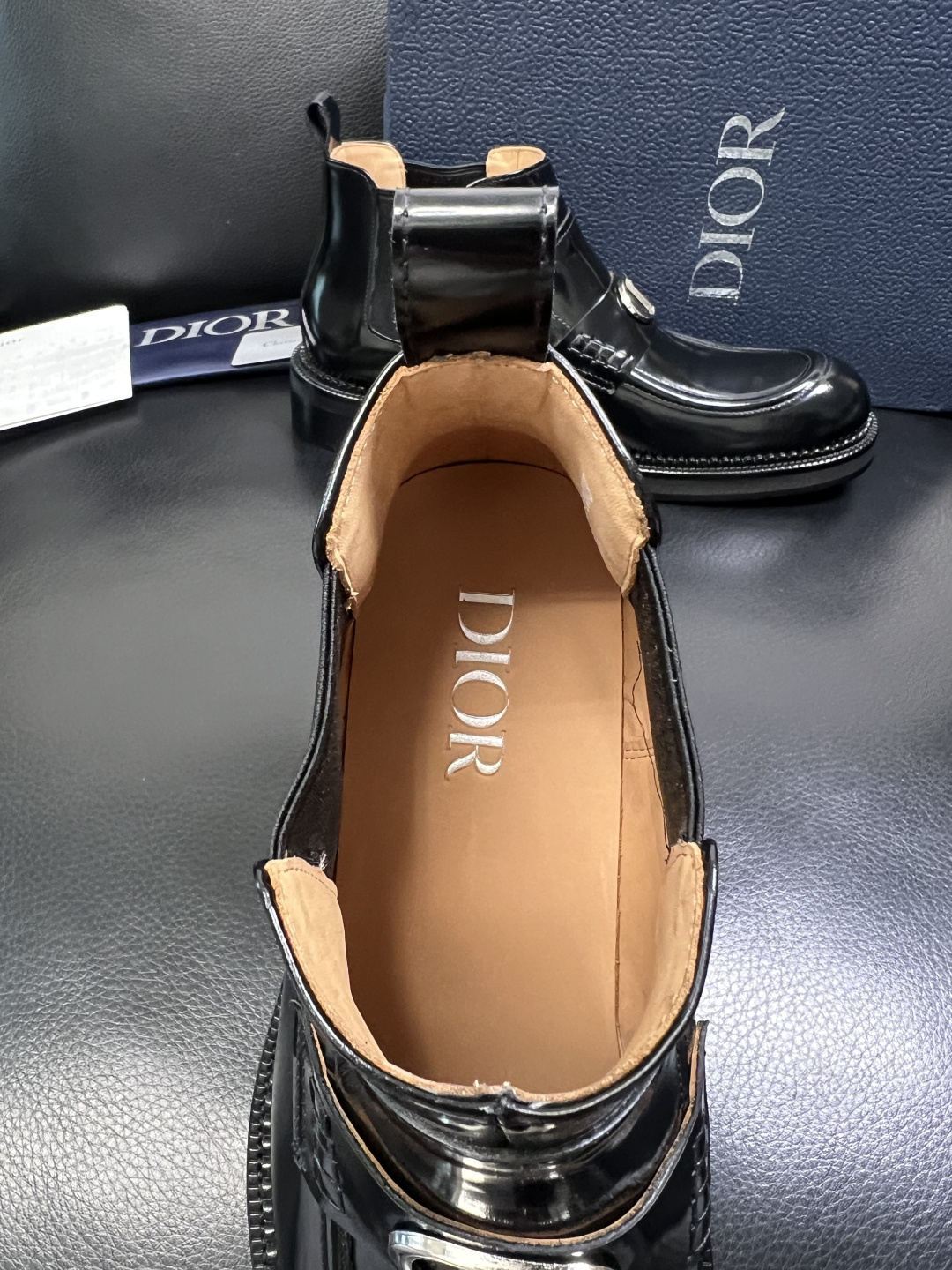 Dior 顶级工艺品 迪奥 靴子高帮专柜同步 原厂配置，意大利进口原版牛皮面料，透气舒适进口水染牛里垫，