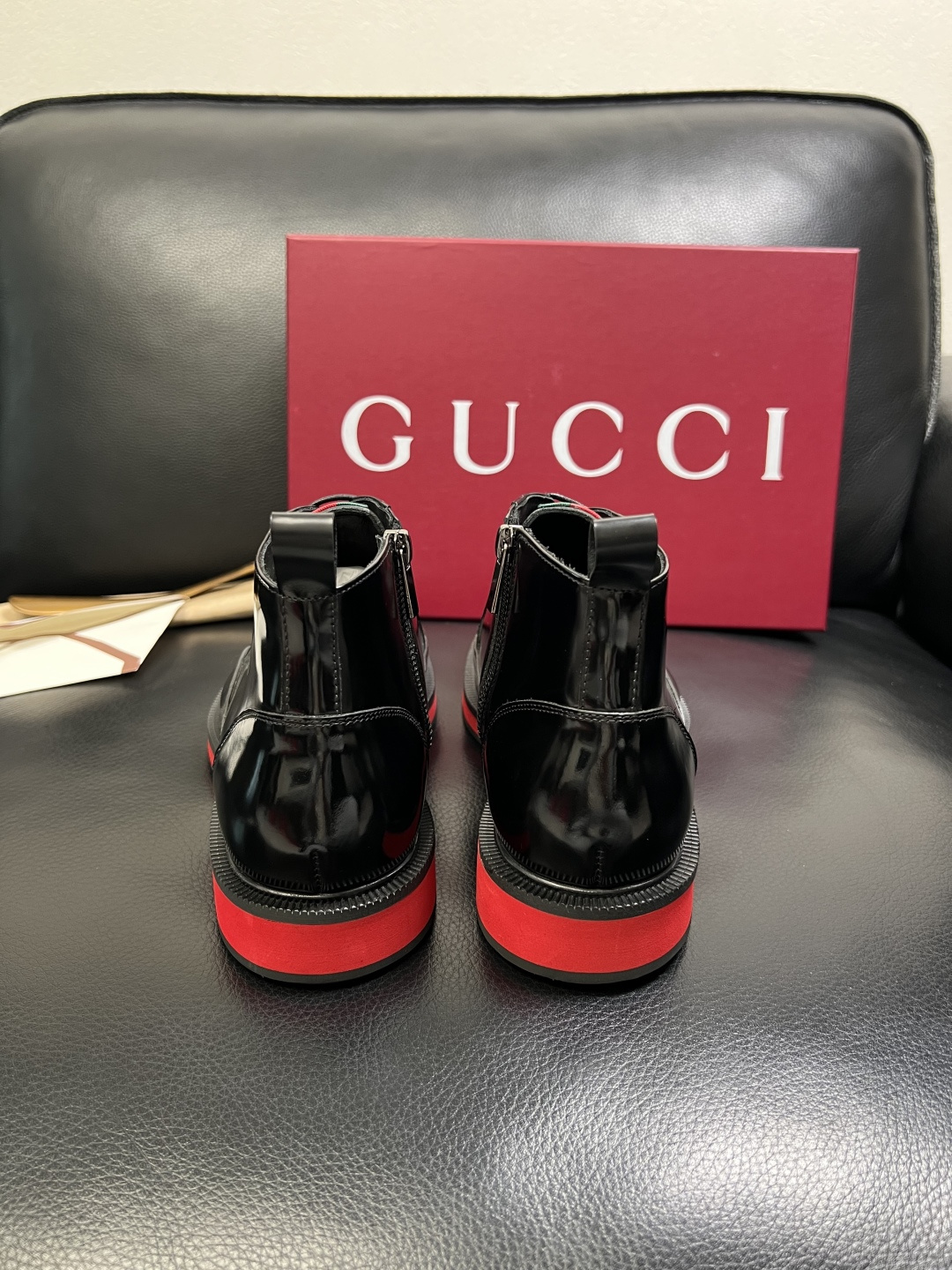Gucci 高品质 顶级工艺品 古奇 皮鞋系列专柜同步 原厂配置，意大利进口原版牛皮，进口水染牛里 ，鞋