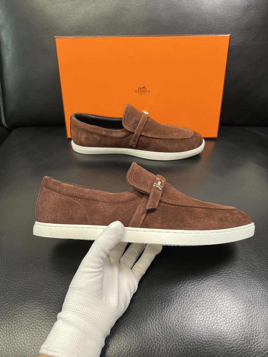 Hermes 高品质 顶级工艺品 爱马仕 专柜同步发售原厂配置，意大利进口原版牛皮面料，高品质拼接工艺，