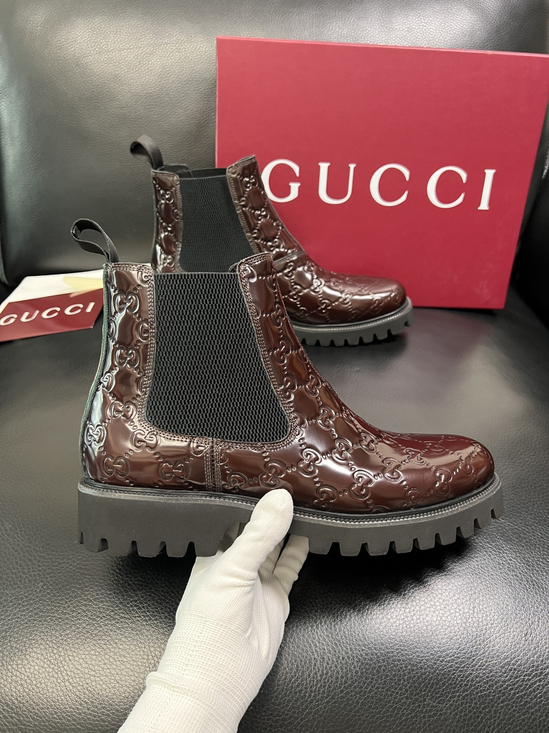 Ferragamo 高品质 顶级工艺品 菲拉格慕 靴子高帮专柜同步发售原厂配置，意大利进口原版牛皮，进口