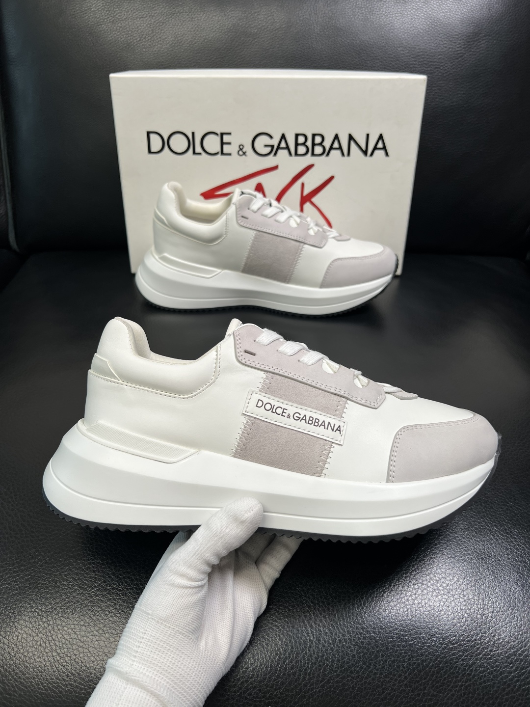 Dolce & Gabbana 高品质 顶级工艺品 杜嘉班纳 爆款专柜新品同步，鞋面意大利进口牛皮面料，