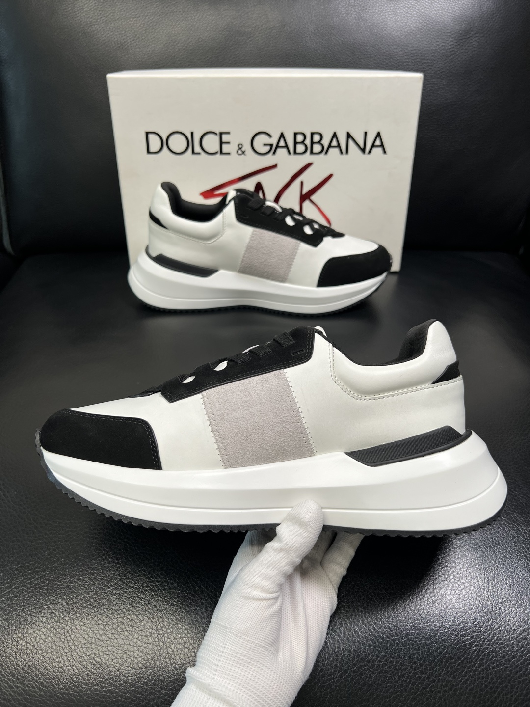 Dolce & Gabbana 高品质 顶级工艺品 杜嘉班纳 爆款专柜新品同步，鞋面意大利进口牛皮面料，