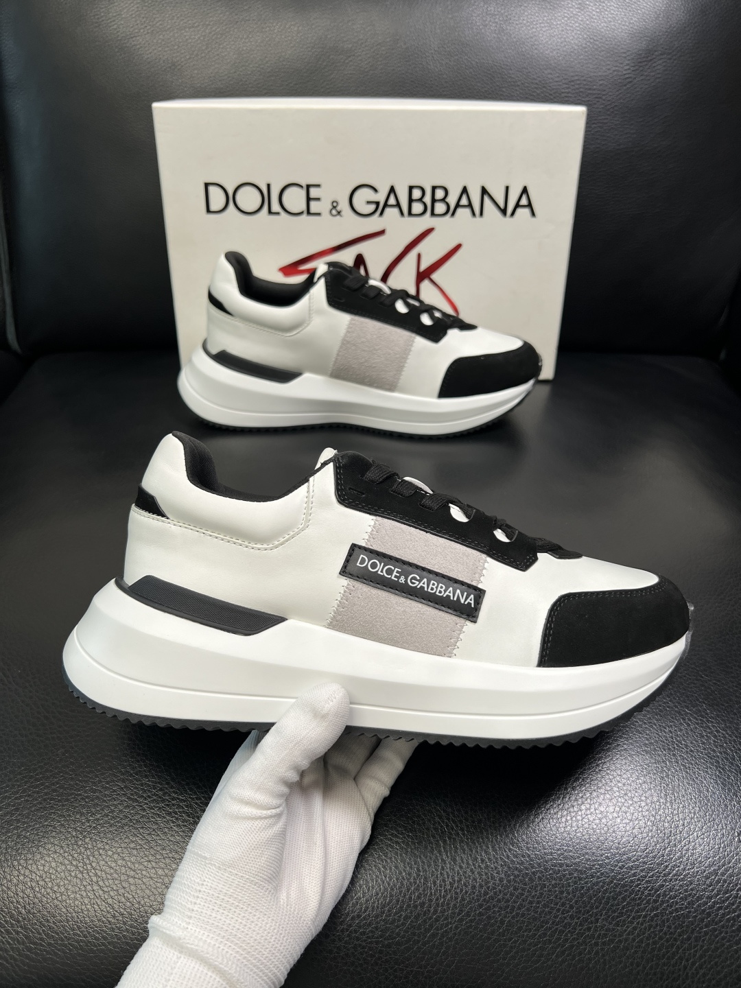 Dolce & Gabbana 高品质 顶级工艺品 杜嘉班纳 爆款专柜新品同步，鞋面意大利进口牛皮面料，