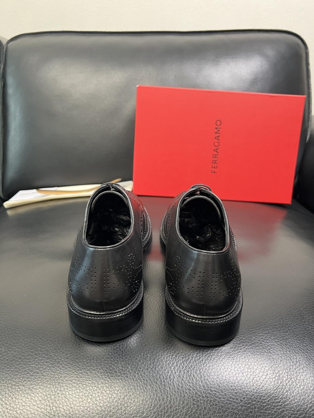 Ferragamo 高品质 顶级工艺品 菲拉格慕 皮鞋 专柜同步发售原厂配置，意大利进口原版牛皮，进口水