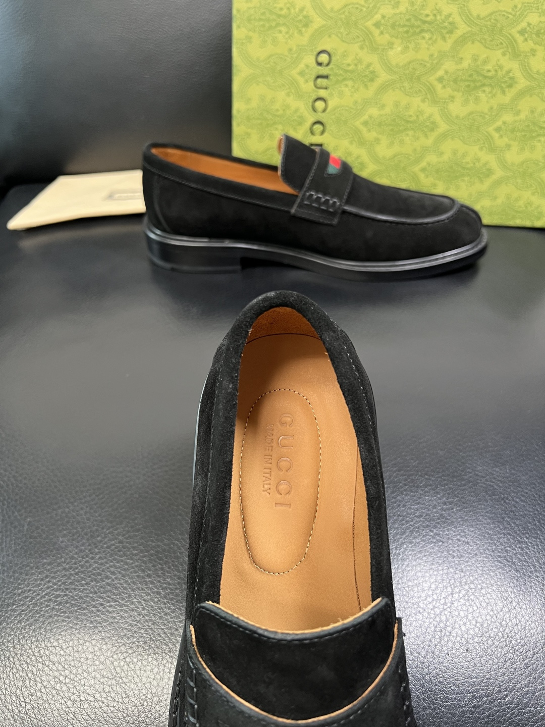 Gucci 顶级工艺品 古奇 皮鞋系列专柜同步 原厂配置，意大利进口原版牛皮，进口水染牛里 ，鞋底：原厂