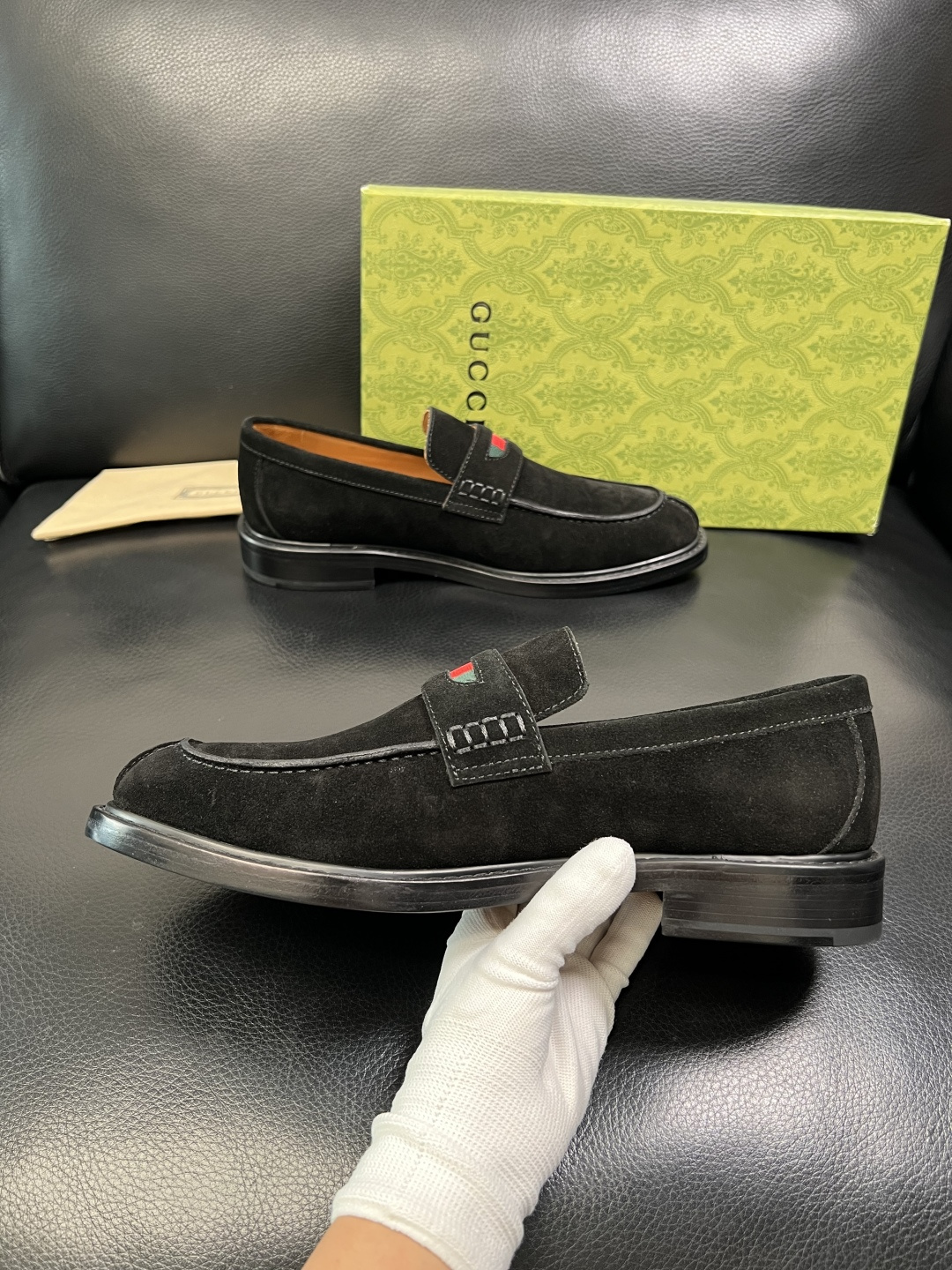 Gucci 顶级工艺品 古奇 皮鞋系列专柜同步 原厂配置，意大利进口原版牛皮，进口水染牛里 ，鞋底：原厂