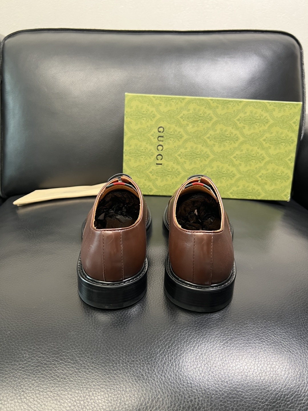 Gucci 顶级工艺品 古奇 皮鞋系列专柜同步 原厂配置，意大利进口原版牛皮，进口水染牛里 ，鞋底：原厂