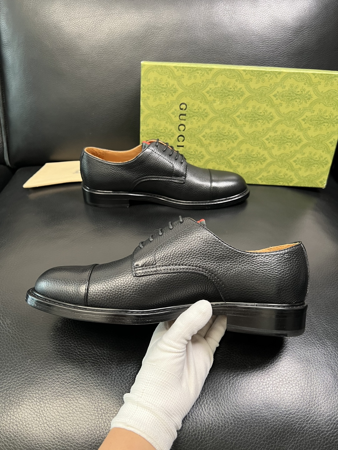 Gucci 顶级工艺品 古奇 皮鞋系列专柜同步 原厂配置，意大利进口原版牛皮，进口水染牛里 ，鞋底：原厂