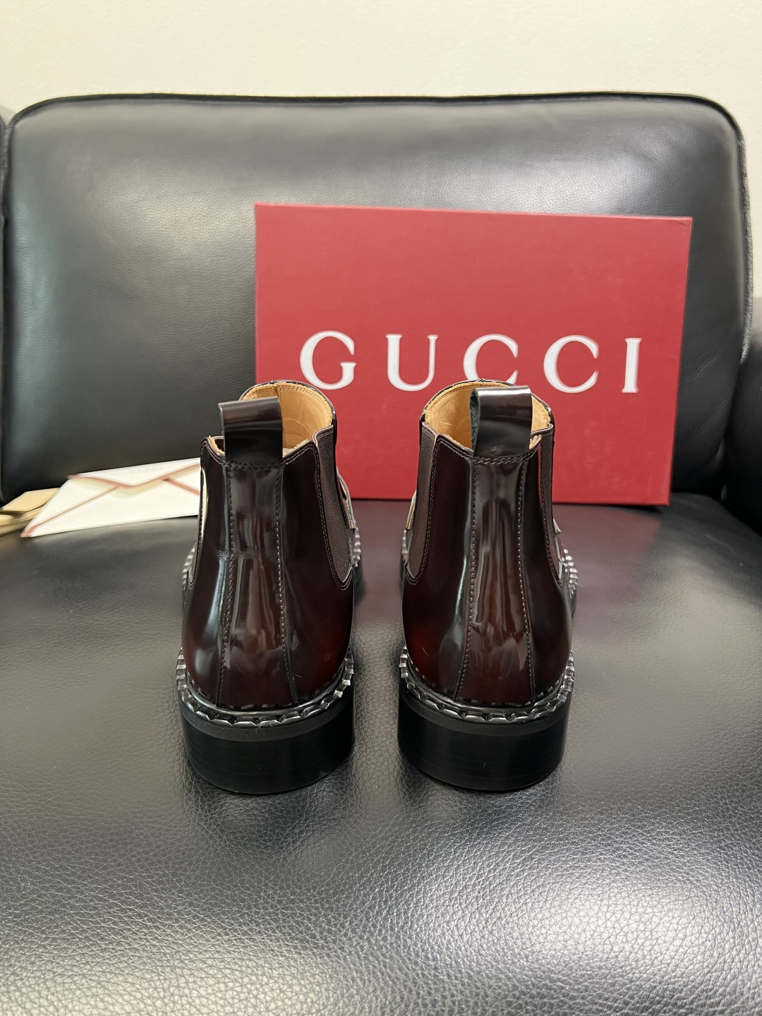 Gucci 高品质 顶级工艺品 古奇 皮鞋系列专柜同步 原厂配置，意大利进口原版牛皮，进口水染牛里 ，鞋