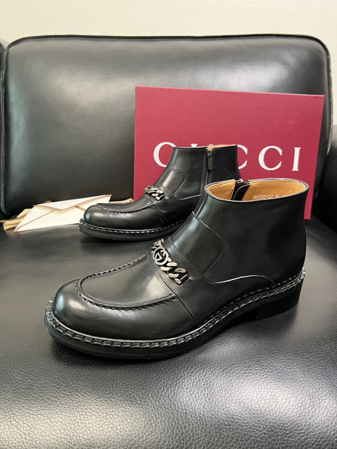 Gucci 高品质 顶级工艺品 古奇 皮鞋系列专柜同步 原厂配置，意大利进口原版牛皮，进口水染牛里 ，鞋