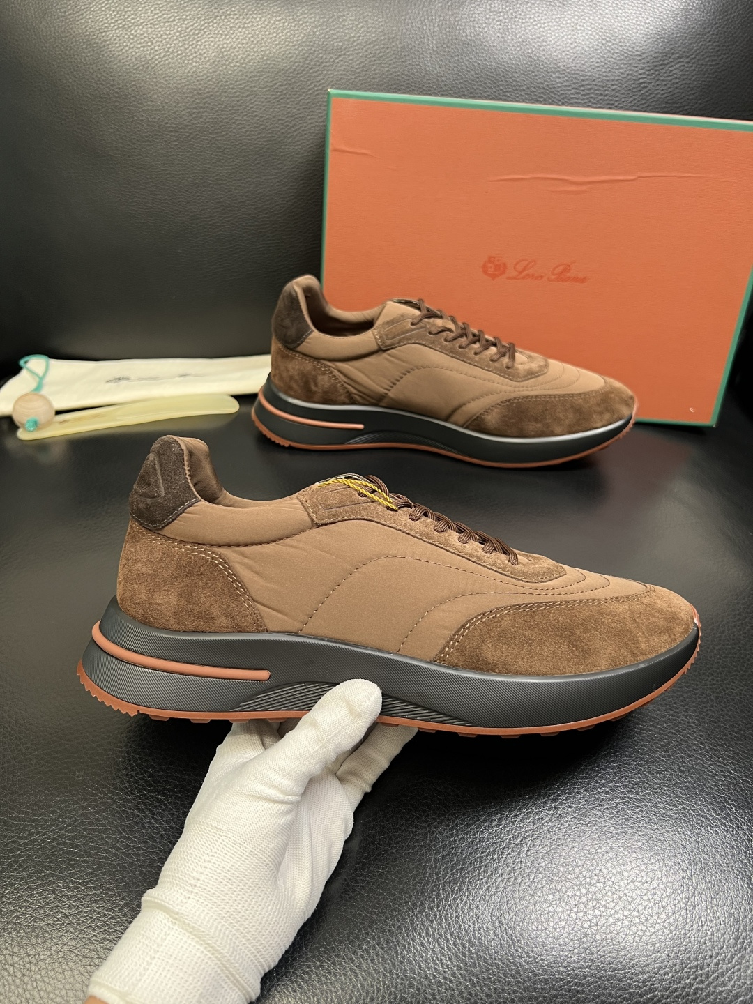 Loro Piana 高品质 顶级工艺品 诺悠翩雅 新品专柜同步原厂配置，鞋面意大利进口牛皮面料，高品质