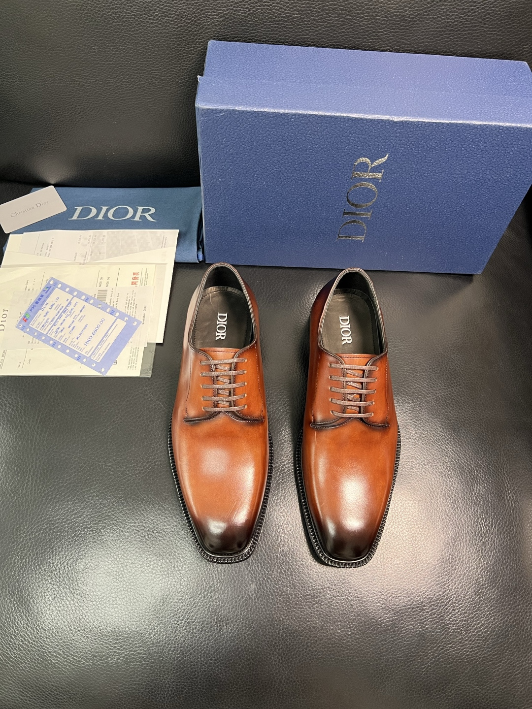 Dior 高品质 顶级工艺品 迪奥 皮鞋系列专柜同步原厂配置，意大利进口牛皮，全进口水染牛皮里垫，鞋底：
