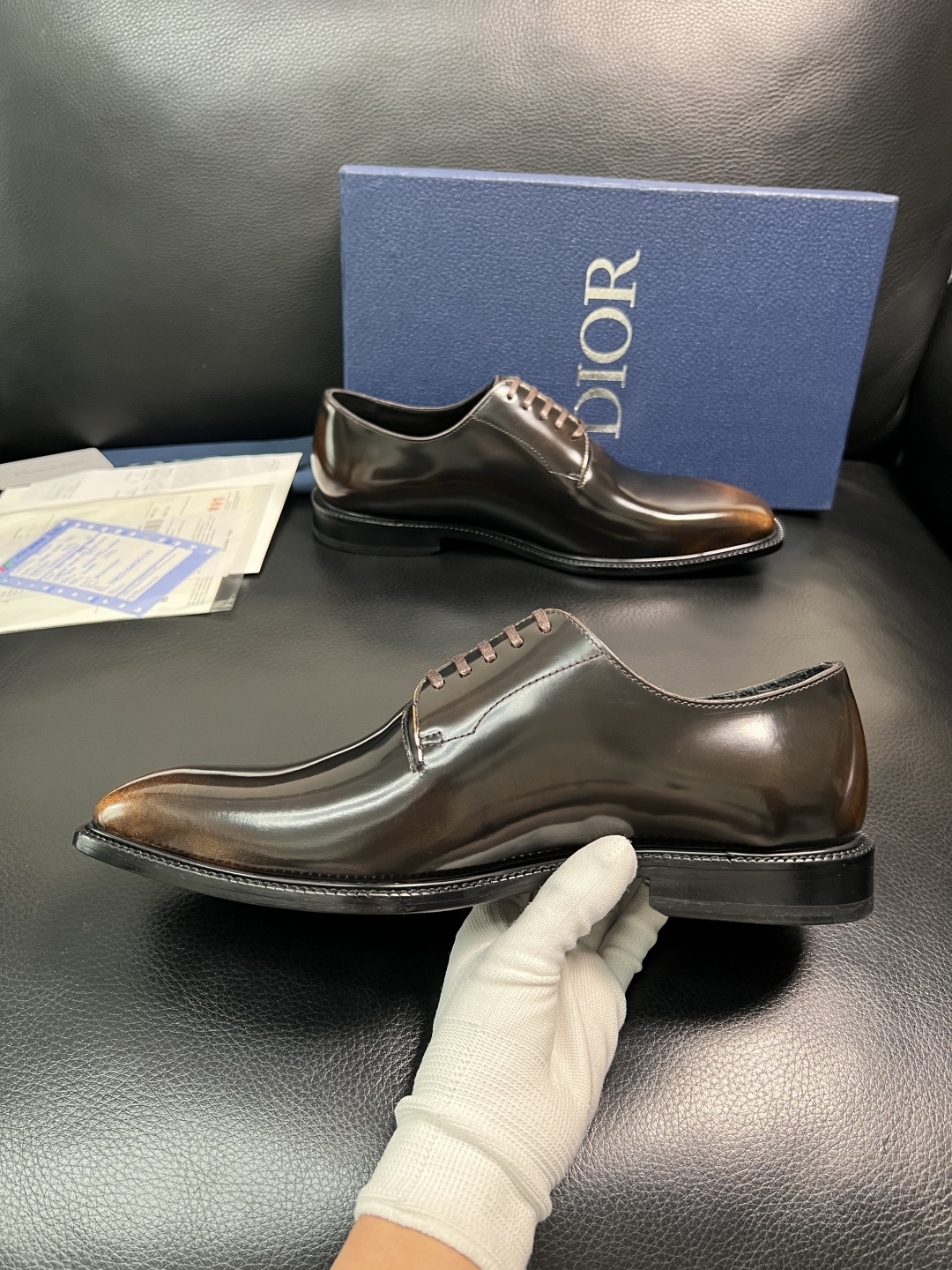 Dior 高品质 顶级工艺品 迪奥 皮鞋系列专柜同步原厂配置，意大利进口牛皮，全进口水染牛皮里垫，鞋底：
